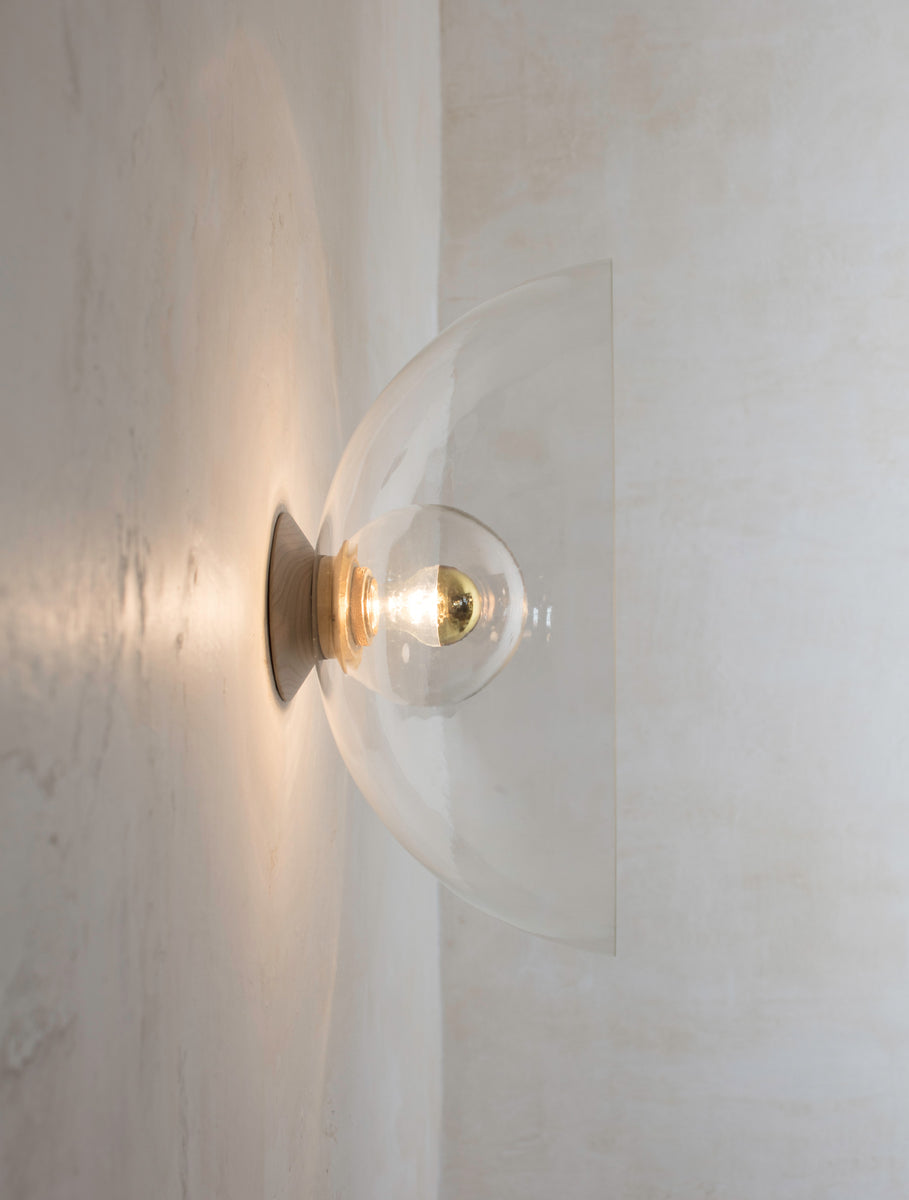 Glass Flush Half-Dome 20"