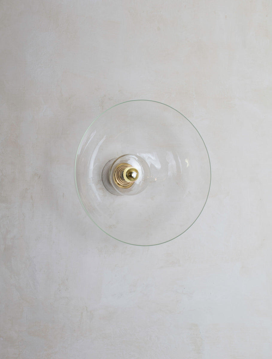 Glass Flush Half-Dome 20"