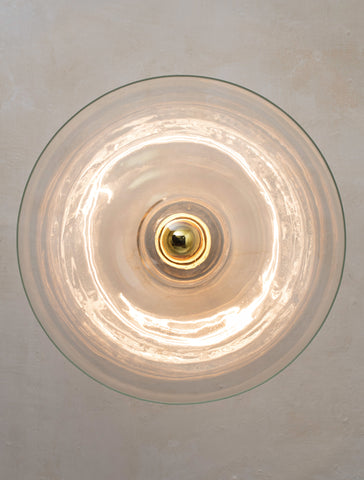 Glass Flush Half-Dome 20"