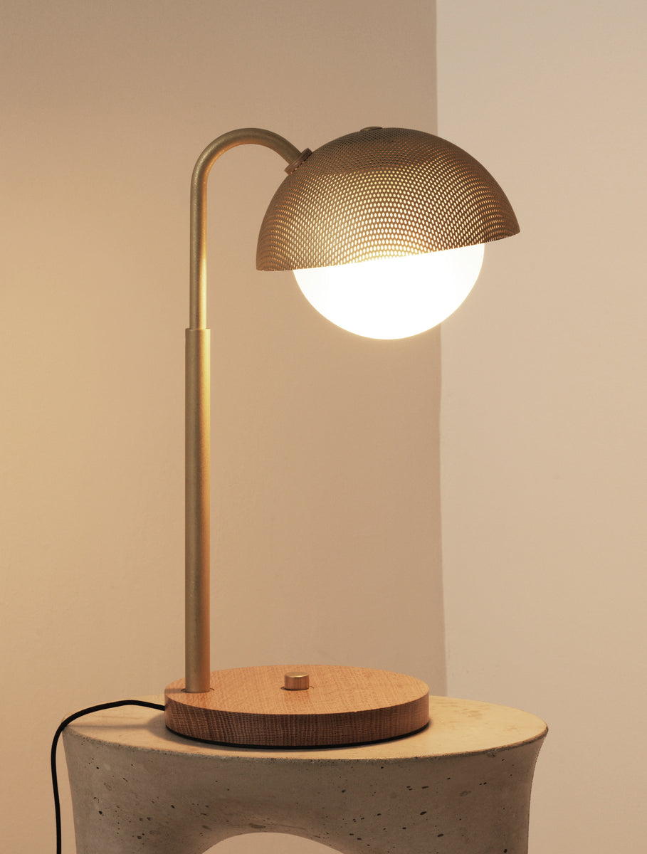 Dome Table Lamp Perforated