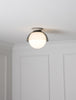 Glass Flush Dome 10"