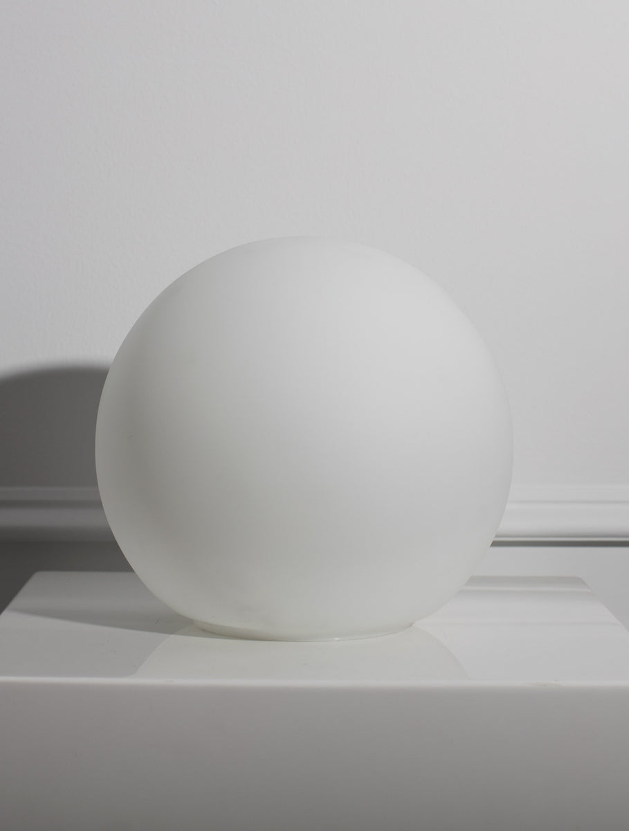Matte-White Glass