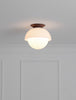 Glass Flush Dome 10"