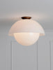 Glass Flush Dome 20"