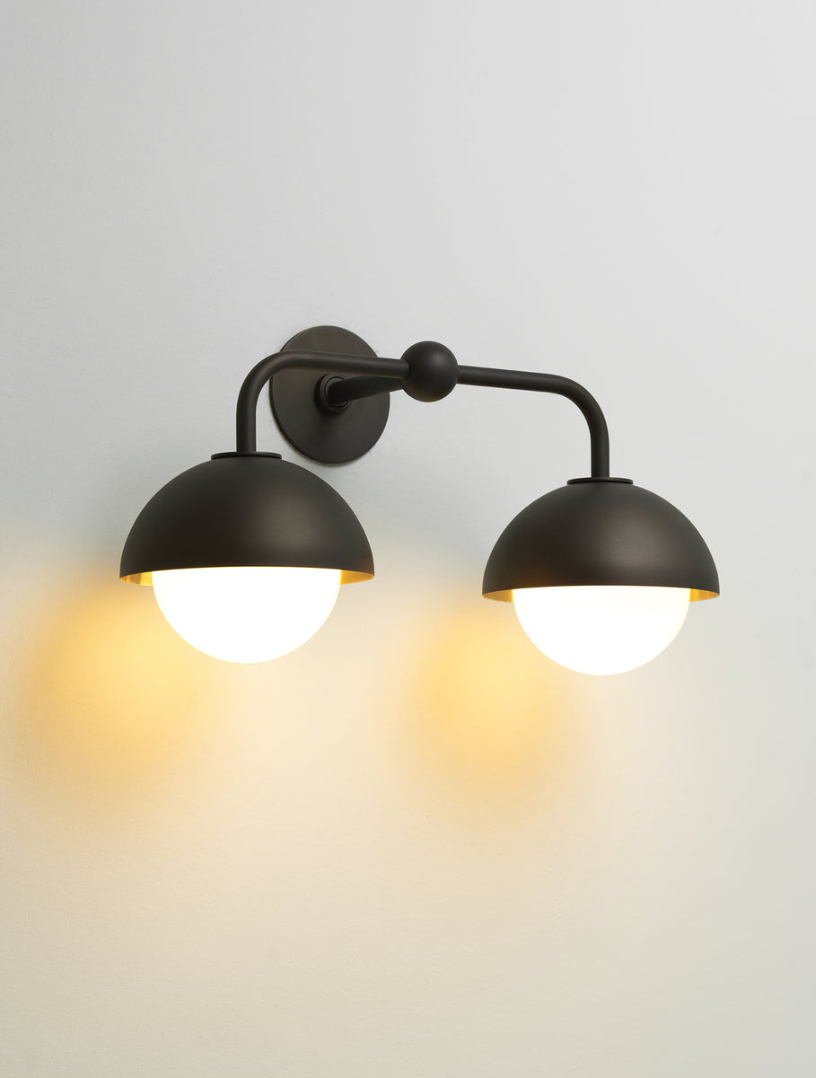 Prospect Double Sconce 08"