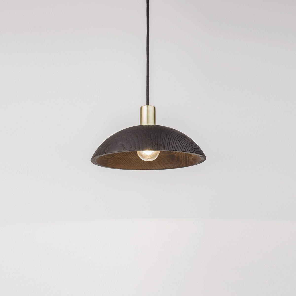 Wood Half-Dome Pendant