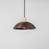 Wood Half-Dome Pendant
