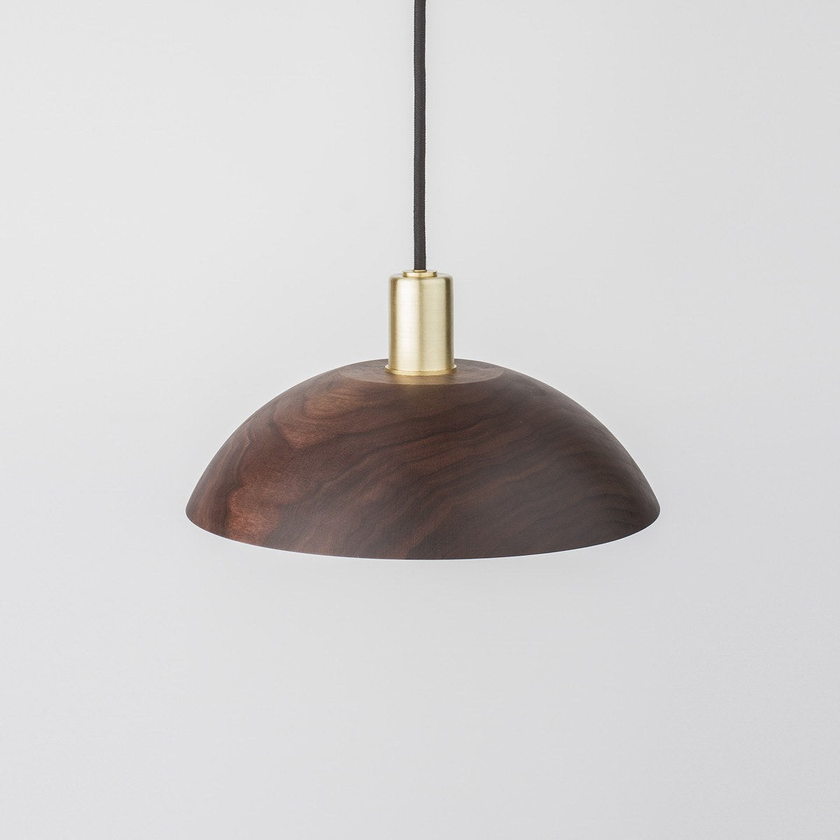 Wood Half-Dome Pendant