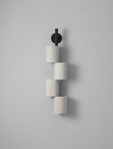 Wood Totem Sconce