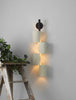 Wood Totem Sconce