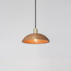 Wood Half-Dome Pendant