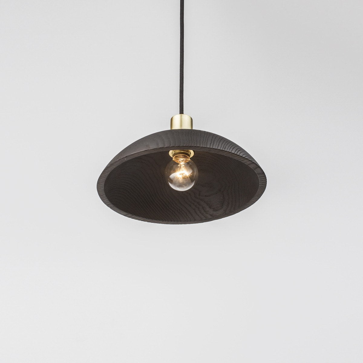 Wood Half-Dome Pendant
